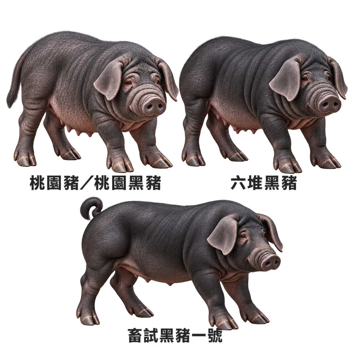 台灣黑豬｜常見台灣黑豬生鮮豬肉